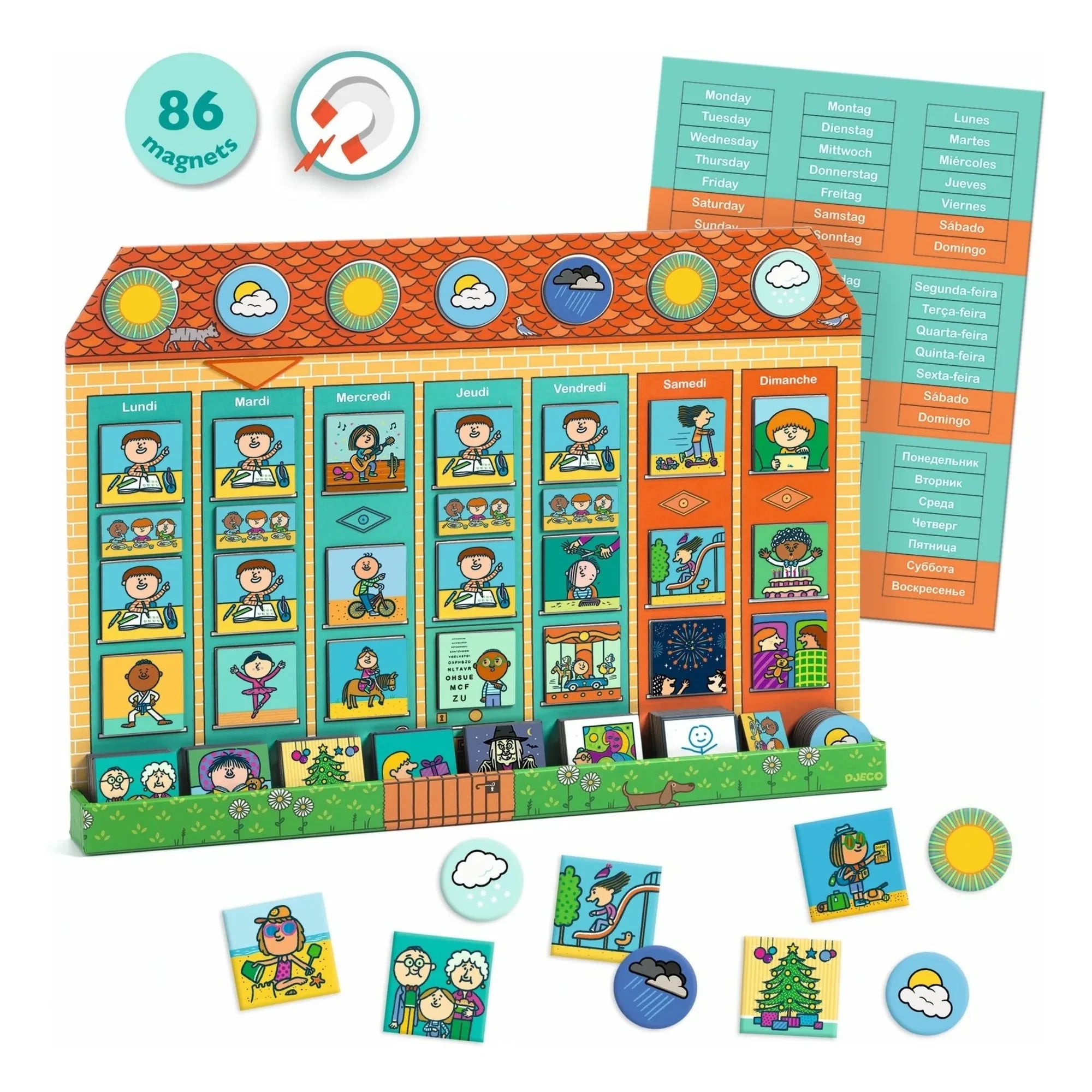 Djeco - My Week Educational Game
