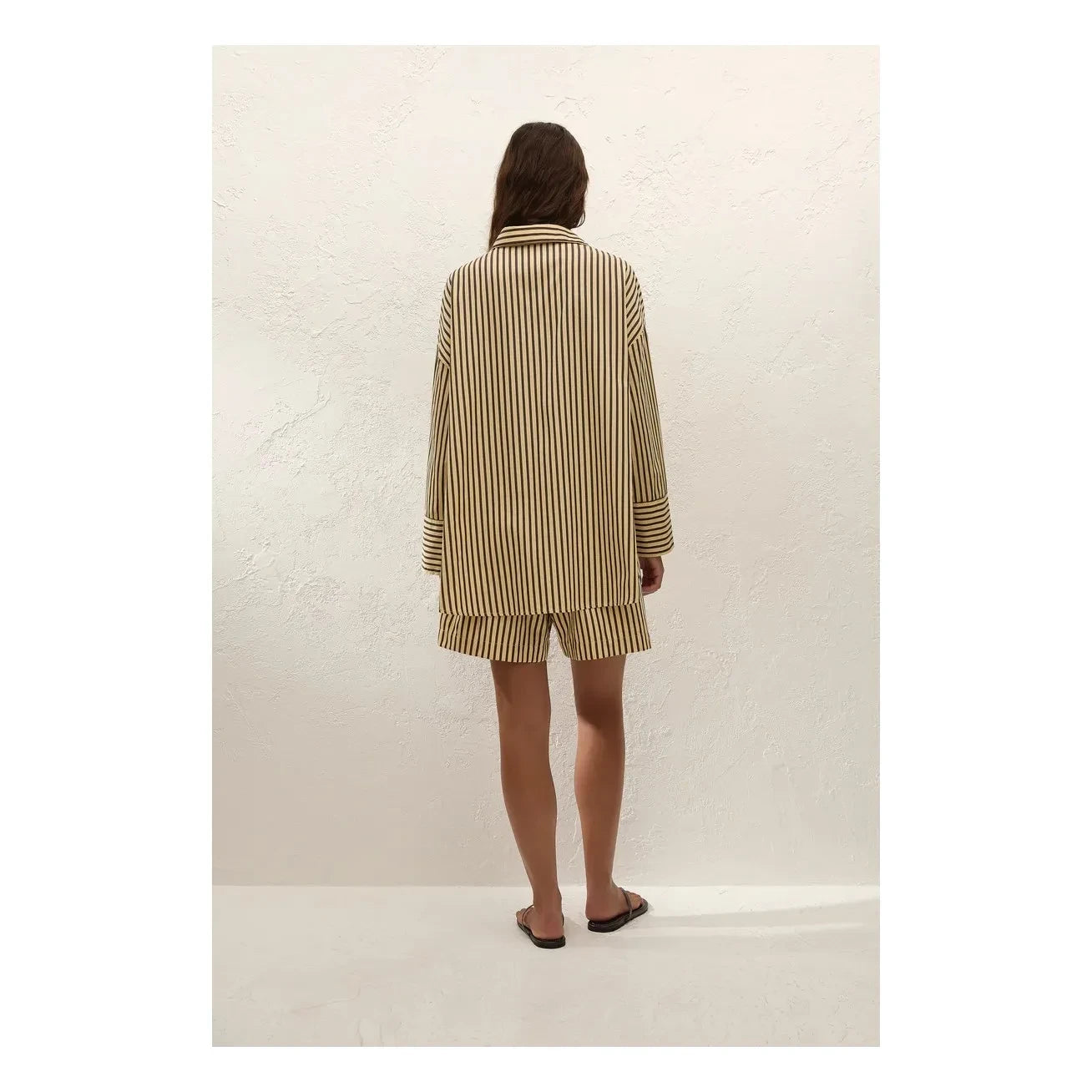 Faithfull the Brand - Clemente Pamuklu Çizgili Şort