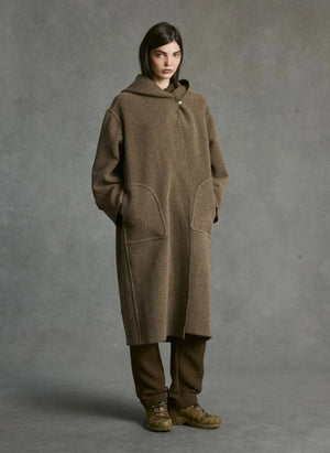 Hod - Carmen Coat | Taupe Brown