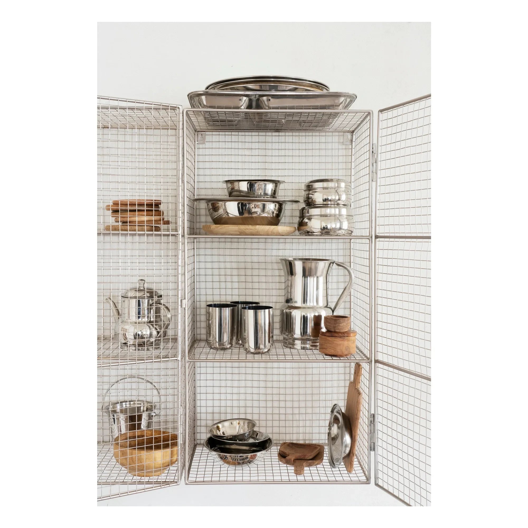 Madame Stoltz - Stainless steel storage boxes | Steel