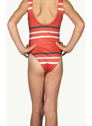 The Animals Observatory - Trout Recycled Polyester Swimsuit | Red