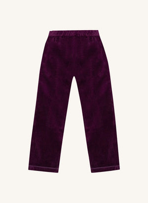 Bonton - Mor Kadife Pantolon | Mor