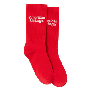 American Vintage - Clypsun Cotton Socks | Red
