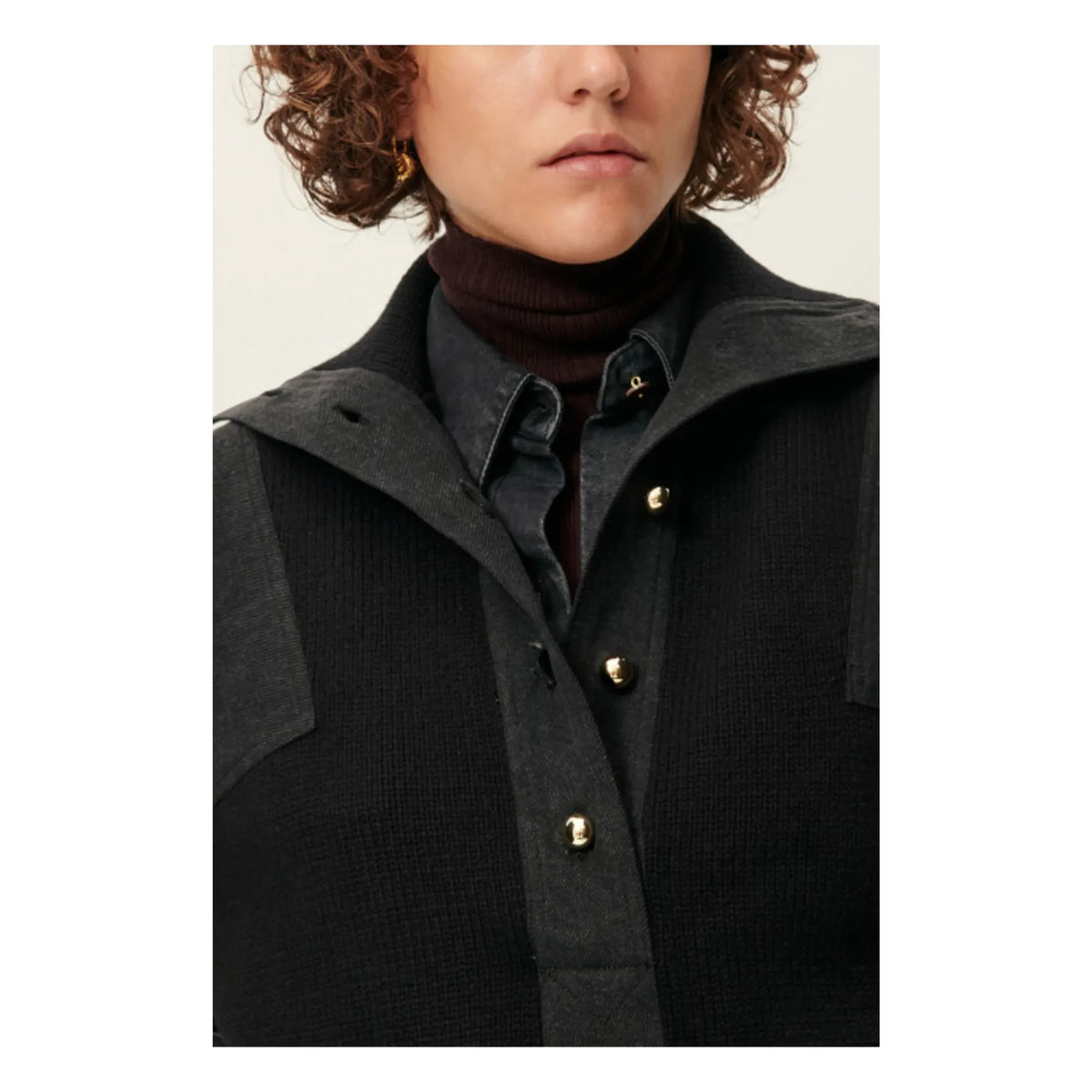 Sessùn - Wysael Merino Wool Sweater | Black