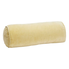 Madam Stoltz - Velvet Cylinder Pillow | Honey