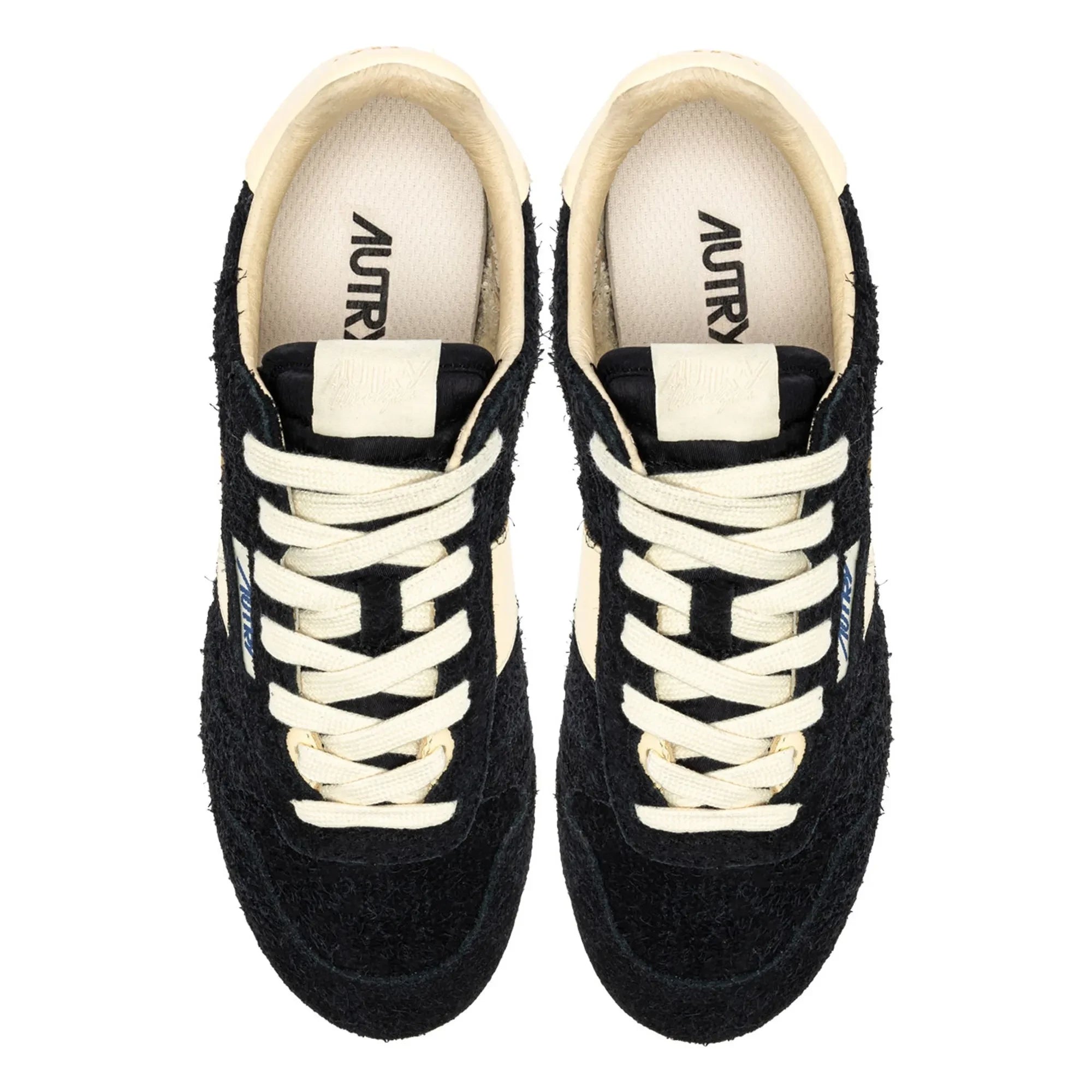 Autry - Windspin Low Two-Tone Suede & Leather Sneakers | Black