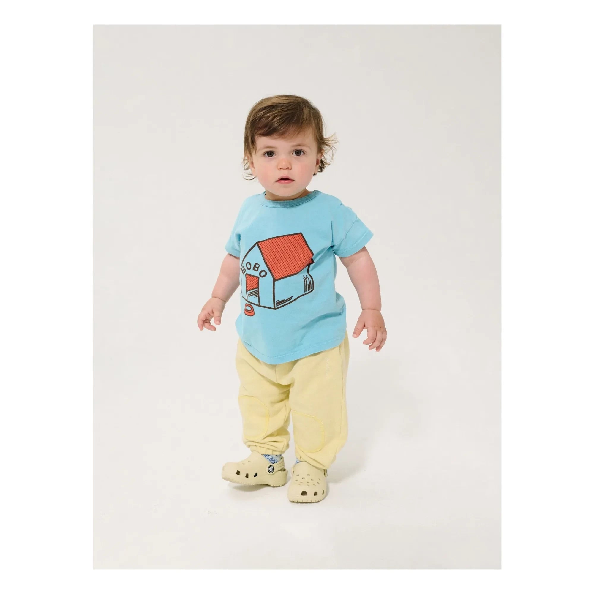 Bobo Choses - Niche Organic Cotton Baby T-Shirt | Blue