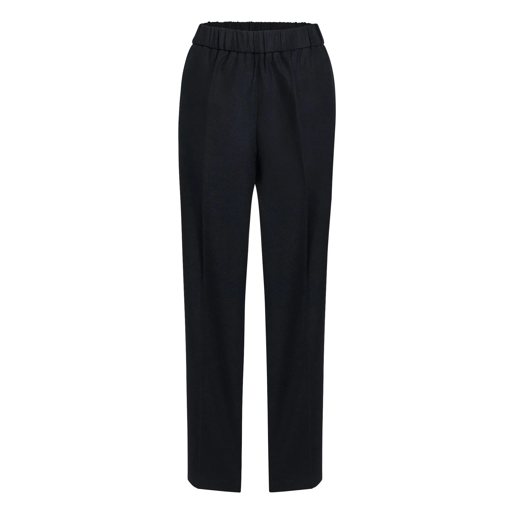Pomandère - Lastikli Flanel Pantolon | Lacivert