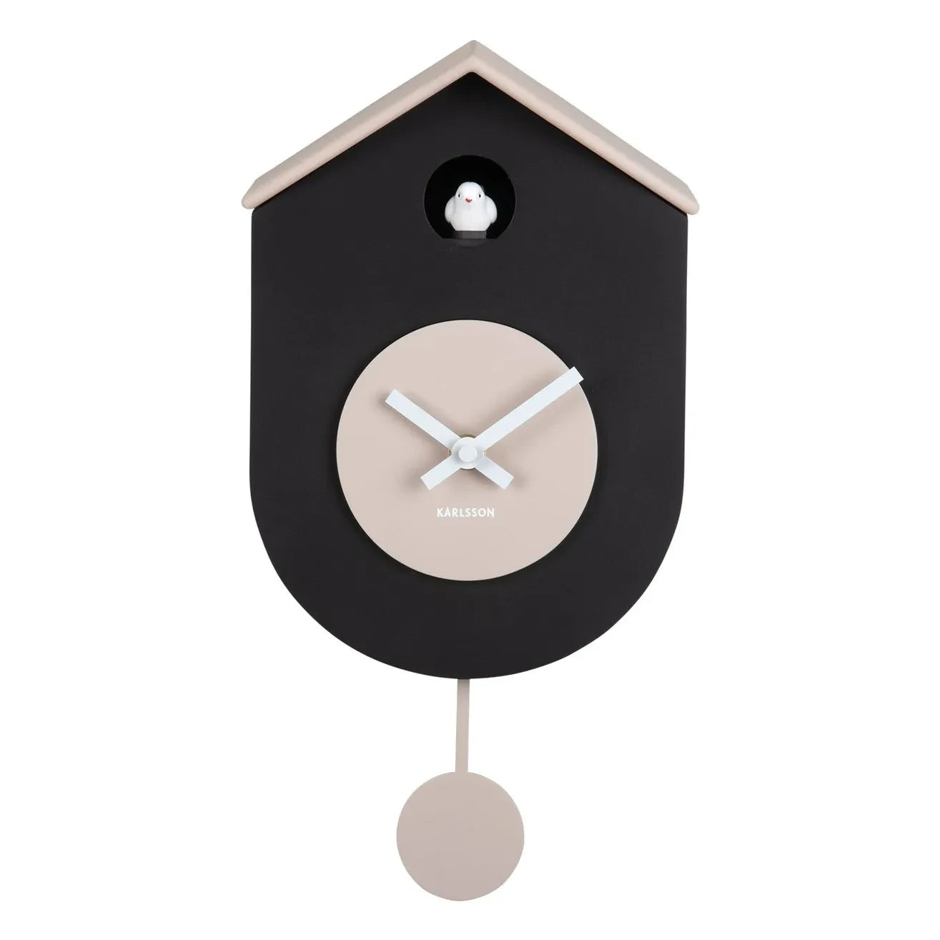 Present Time - Grato cuckoo wall clock | Black