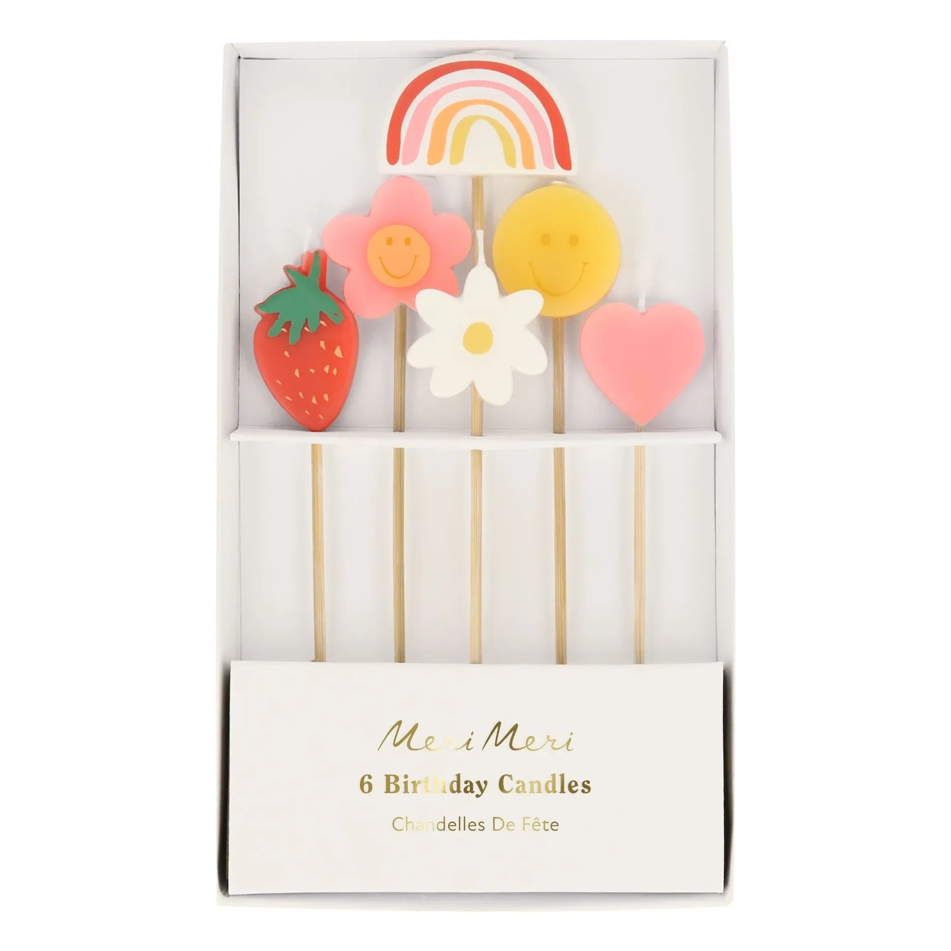 Meri Meri - Happy Icons birthday candles - set of 6