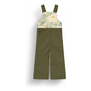 Picture - Snow Flowers Recycled Fiber Ski Jumpsuit | Khaki