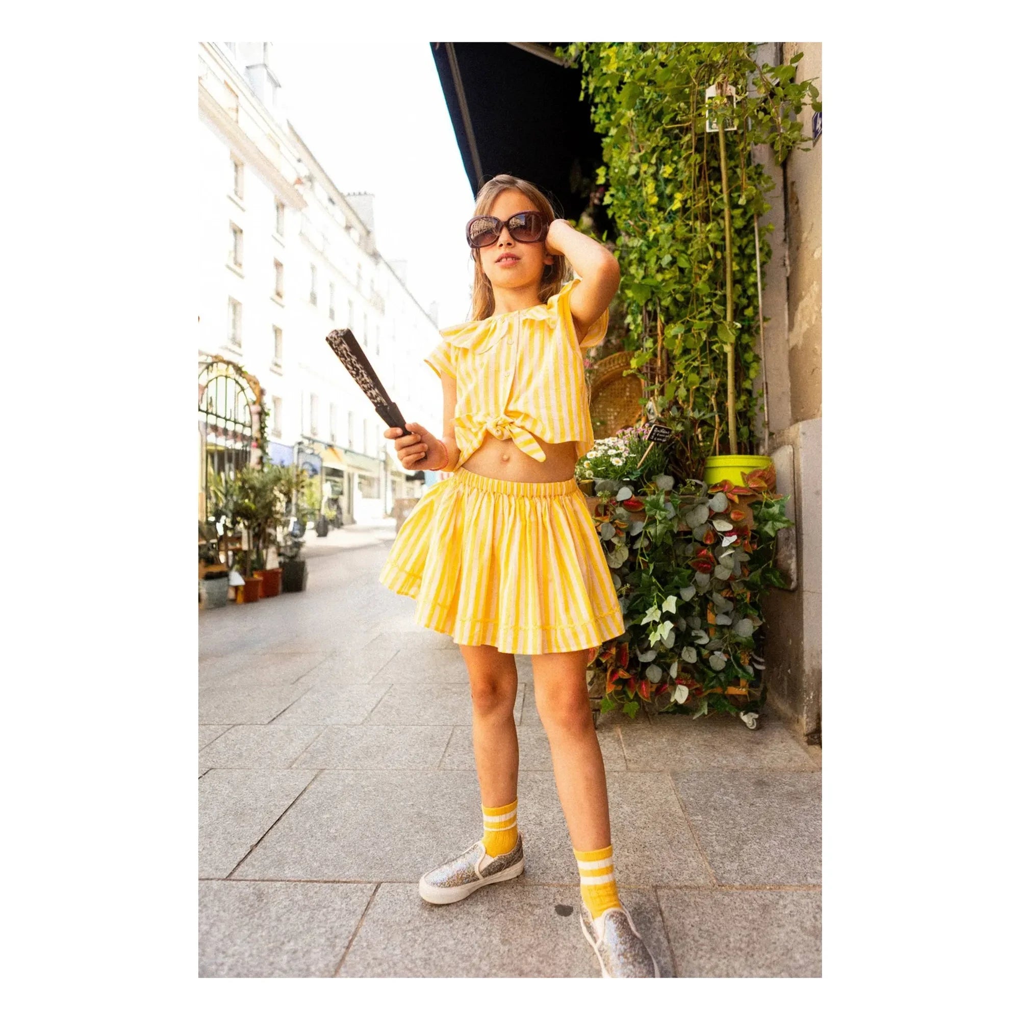 Louis Louise - April Striped Blouse | Yellow