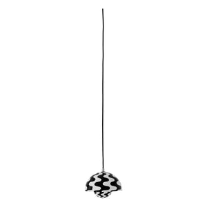 & Tradition - Flowerpot VP10 sarkıt lamba, Verner Panton | Noir/Blanc