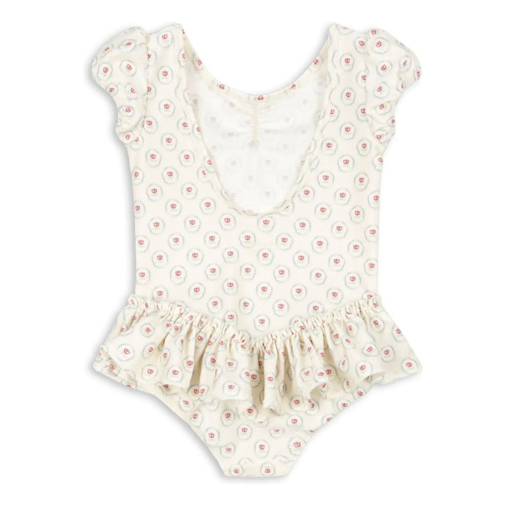 Konges Sløjd - 1 Piece Swimsuit Malti Ruffled Recycled Fiber | Ecru