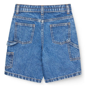 Copenhagen Colors - Denim Cargo Organic Cotton Shorts | Indigo blue