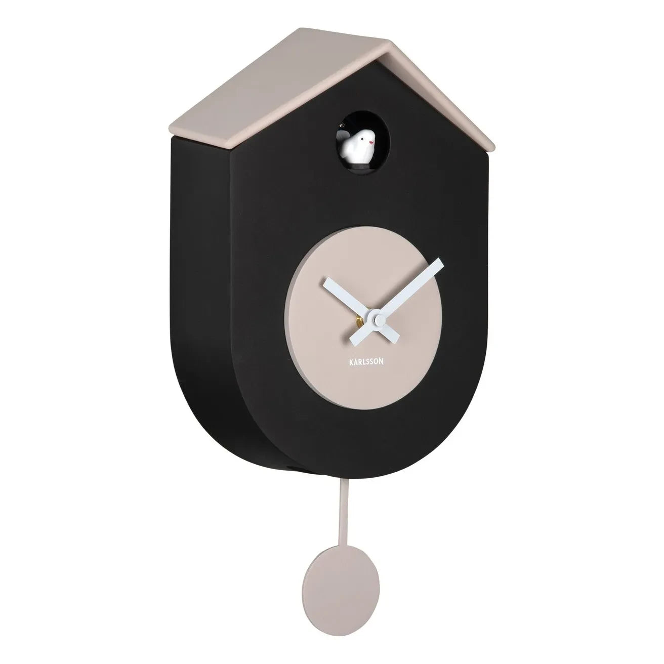 Present Time - Grato cuckoo wall clock | Black