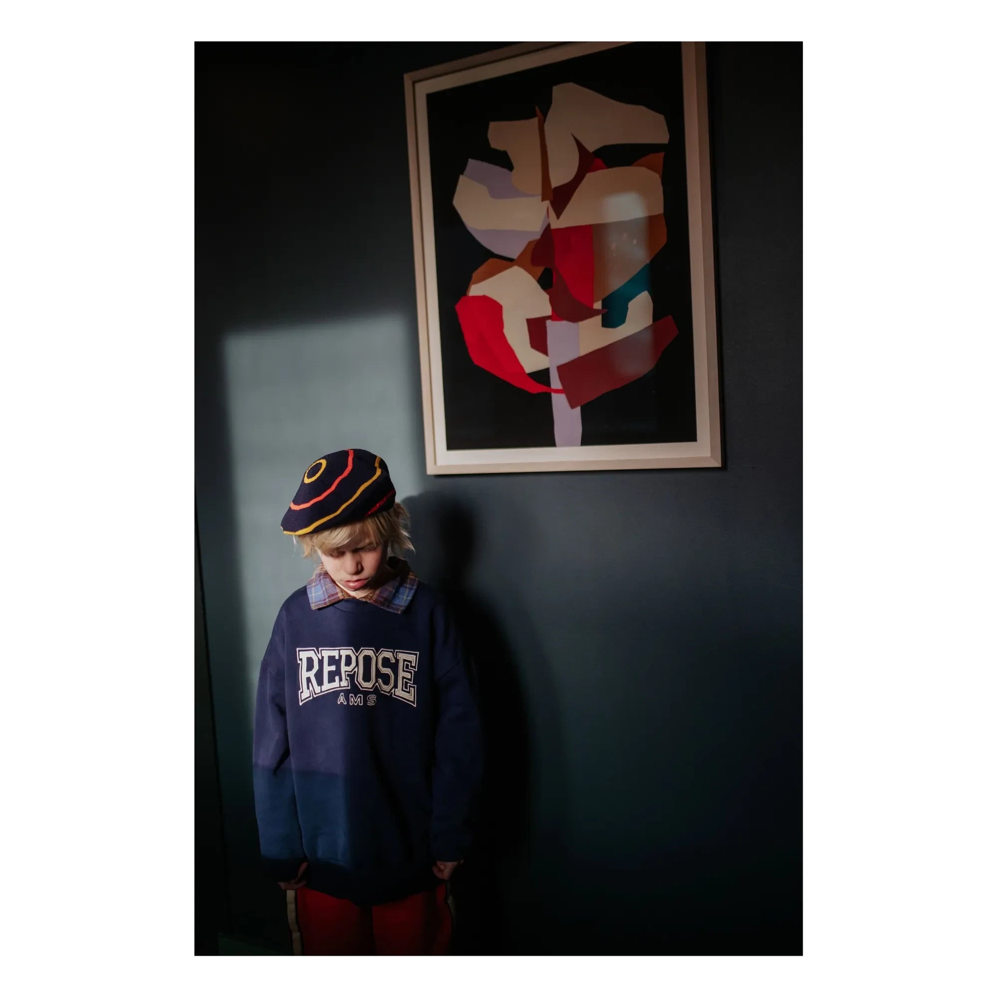 Repose AMS - Cozydrop REPOSE AMS organik pamuklu sweatshirt | Lacivert