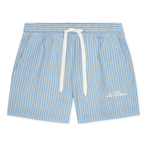 Les Deux - Stan Striped Swim Shorts | Light Blue