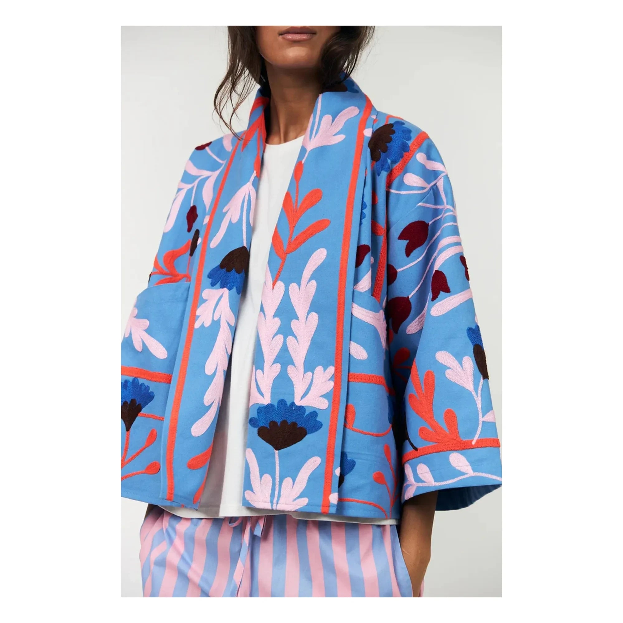 Lollys Laundry - Rumi Cotton Jacket | Blue