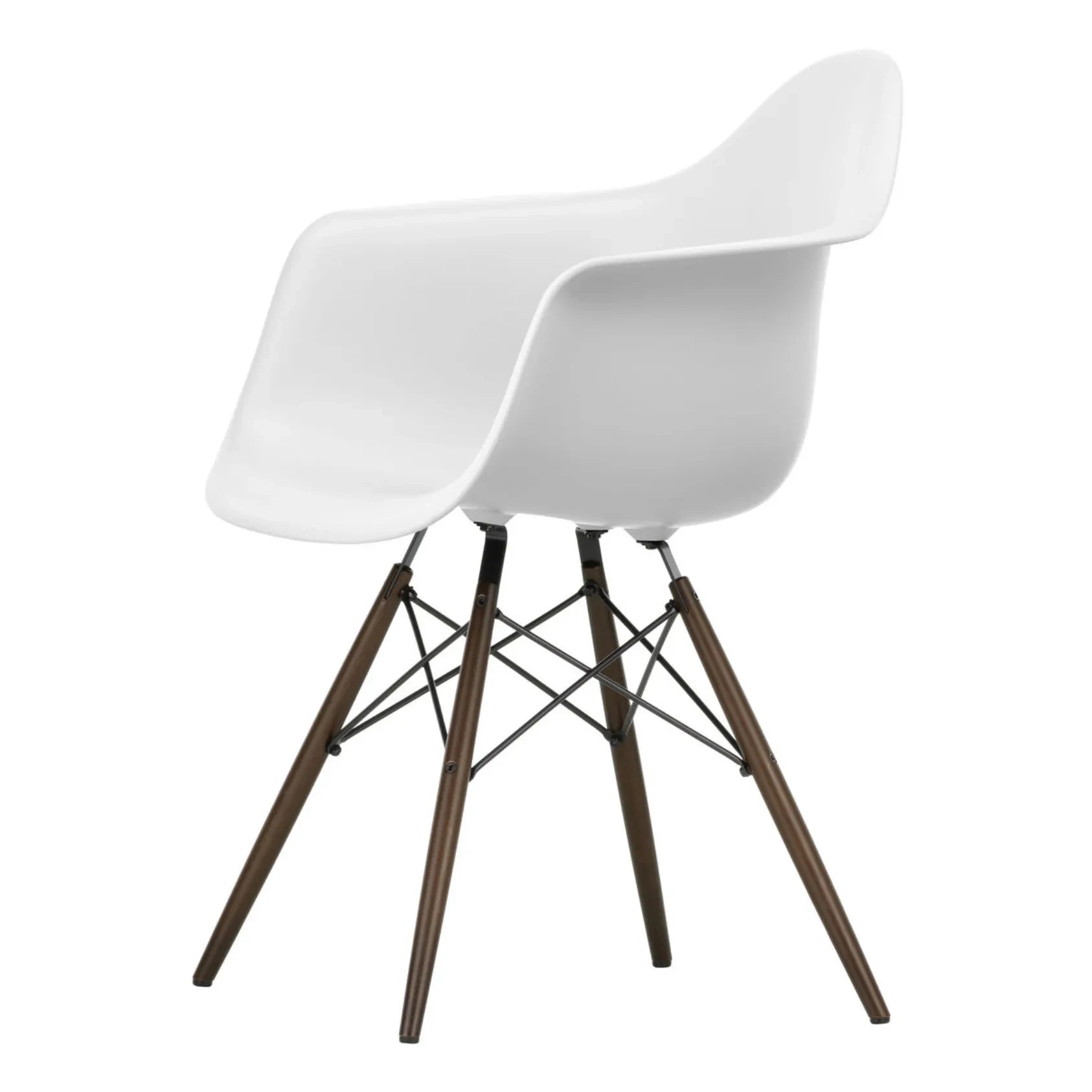 Vitra - DAW Chair - Beechwood Base - Charles & Ray Eames | White