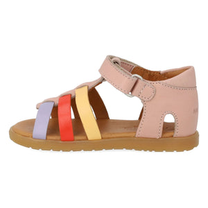Angulus - Colour Blocked Sandals | Light Pink