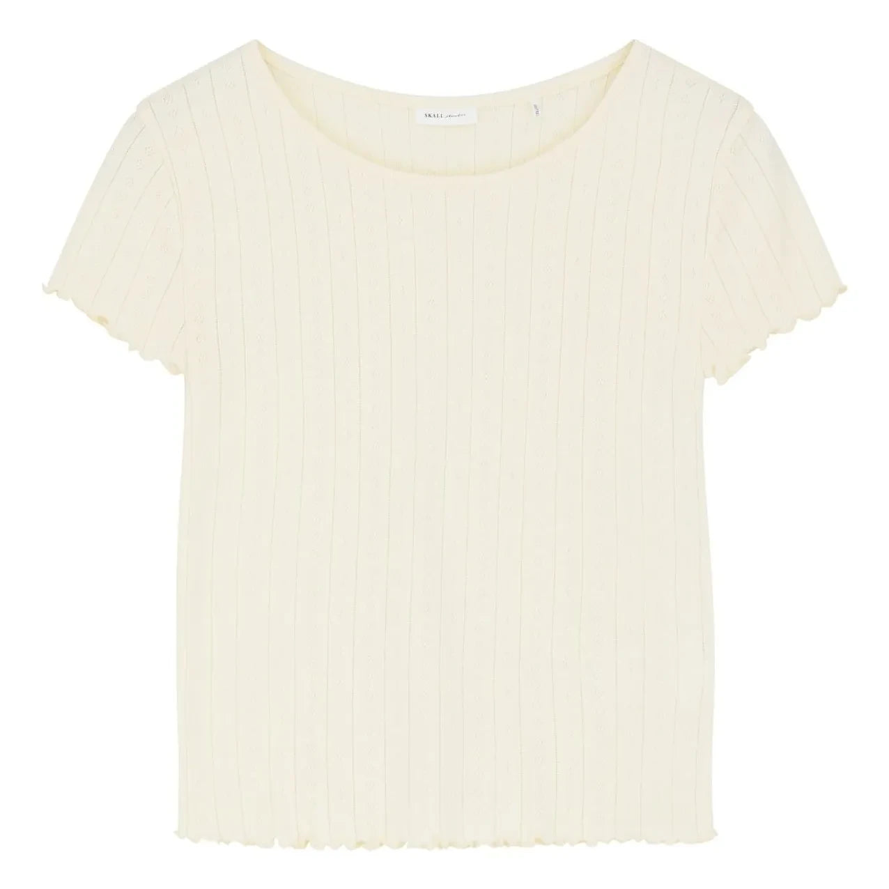 Skall Studio - Edie Cotton T-Shirt | Off-White