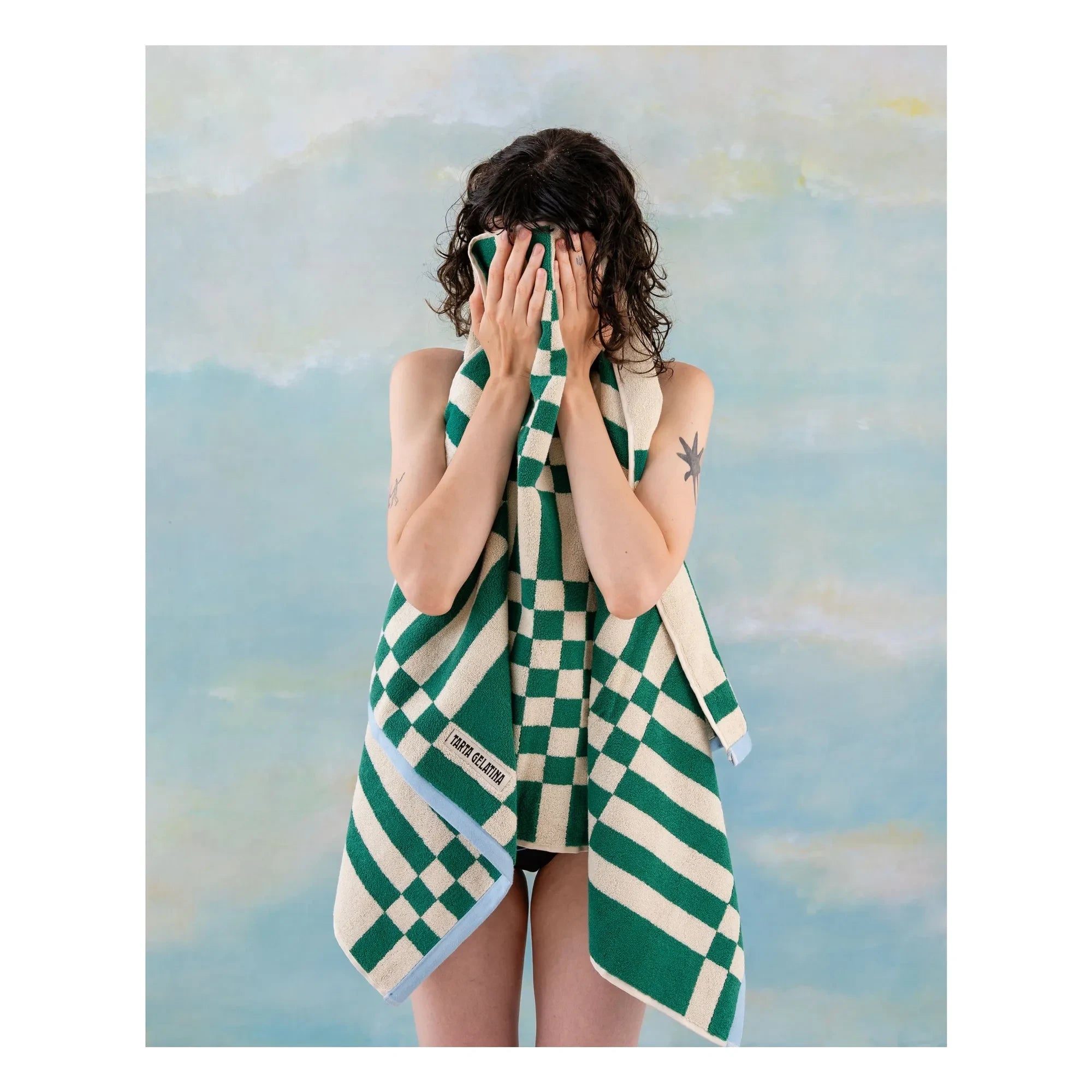 Tarta Gelatina - Marina Bath Towel | Green