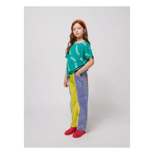 Bobo Choses - Renk Bloklu Organik Pamuk Jeans | Sarı