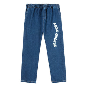 Bobo Choses - Organic Cotton Bobo Denim Pants | Blue
