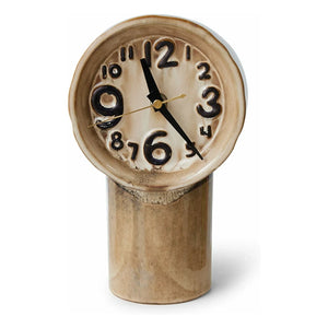 HKliving - Retro Ceramic Clock | Cream