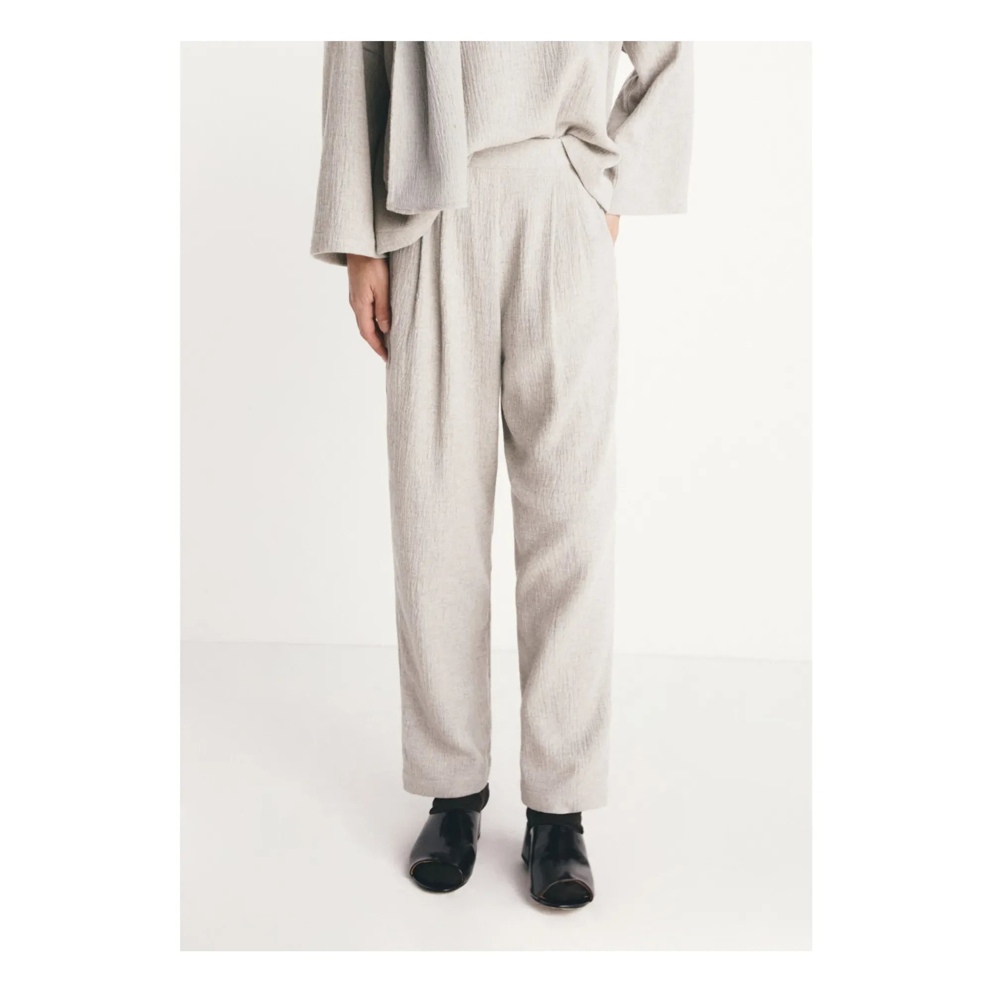 Masscob - Duane Pure Wool Trousers | Gray