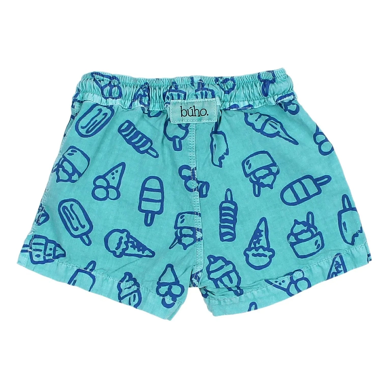 Búho - Bébé Glaces Cotton Organic Bath Shorts | Turquoise