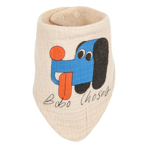 Bobo Choses - 2-Pack Organic Cotton Gingham Bib Set | Beige