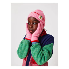 Bobo Choses - Roll The Dice Hat Made from Recycled Fibers | Pink