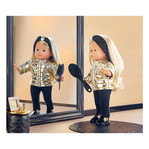 Corolle - Sewing Kit for 36 cm Doll with Jacket and Accessories | Gold