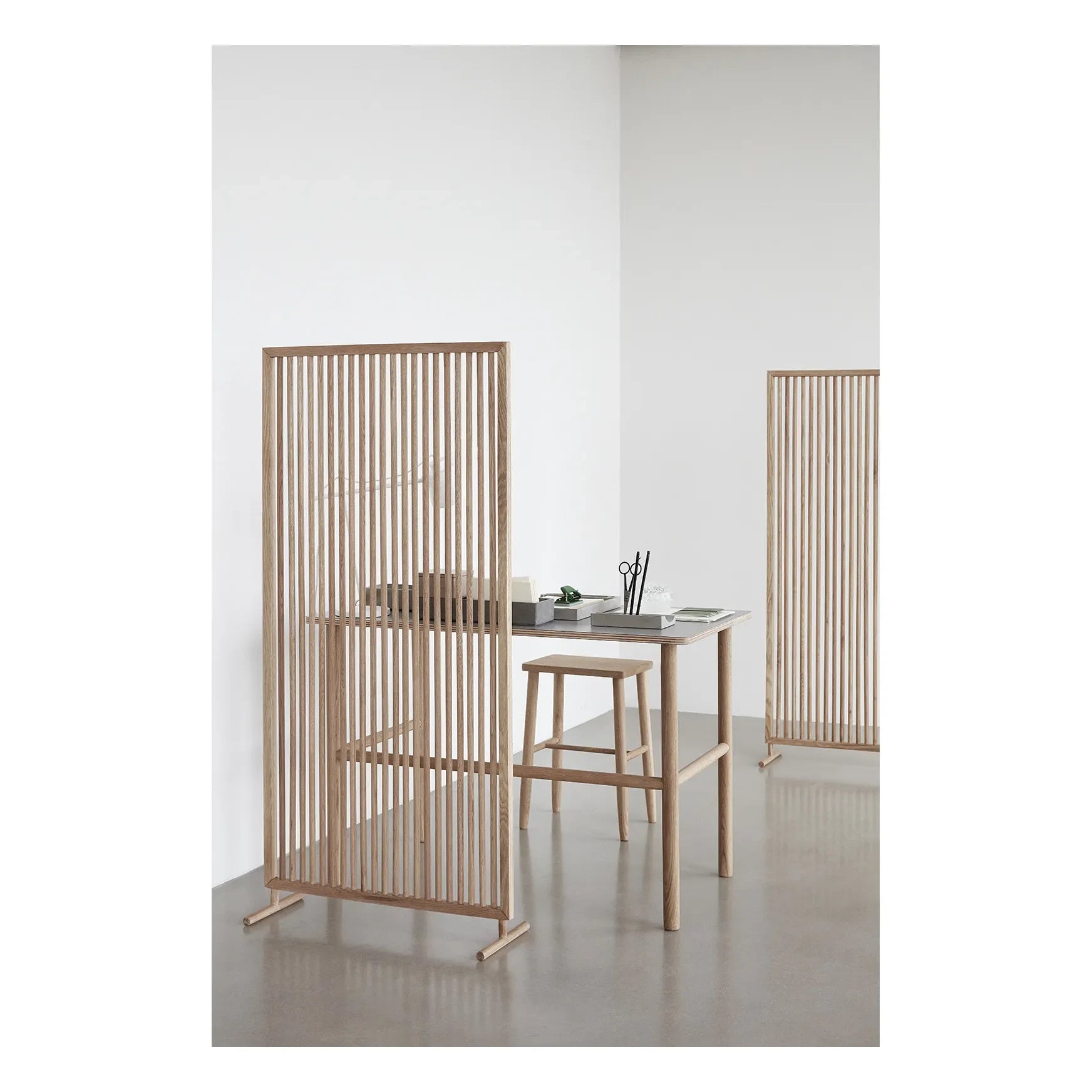 Hübsch - Oak Wood Stool