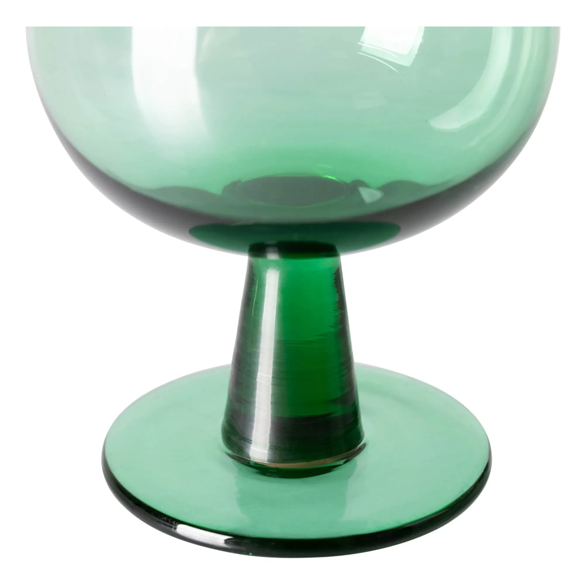 HKliving - Emerald Handle Glasses - Set of 4 | Green