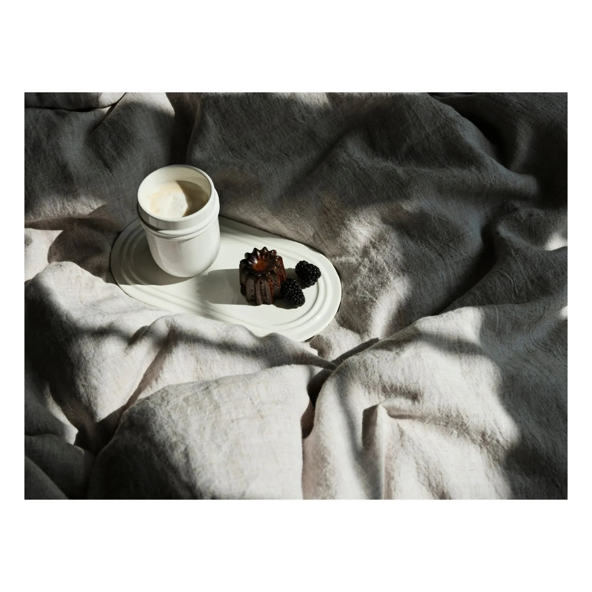 Broste Copenhagen - Stevns Stoneware Espresso Cup | White