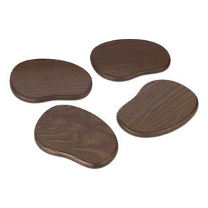 Ferm Living - Cairn ahşap sunum tahtaları - 4'lü Set | Kahverengi