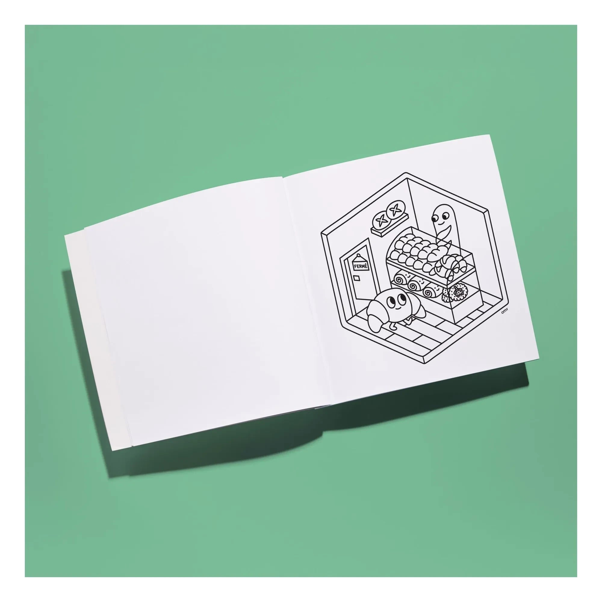 Omy - Paris Coloring Book
