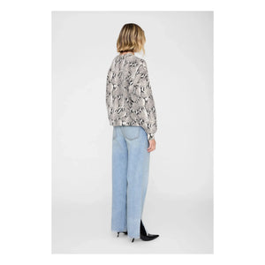Anine Bing - Miles Python Sweatshirt | Gray