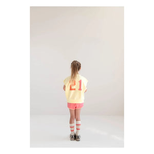 Jenest - Joey 21 organic cotton sleeveless sweatshirt | Pale yellow