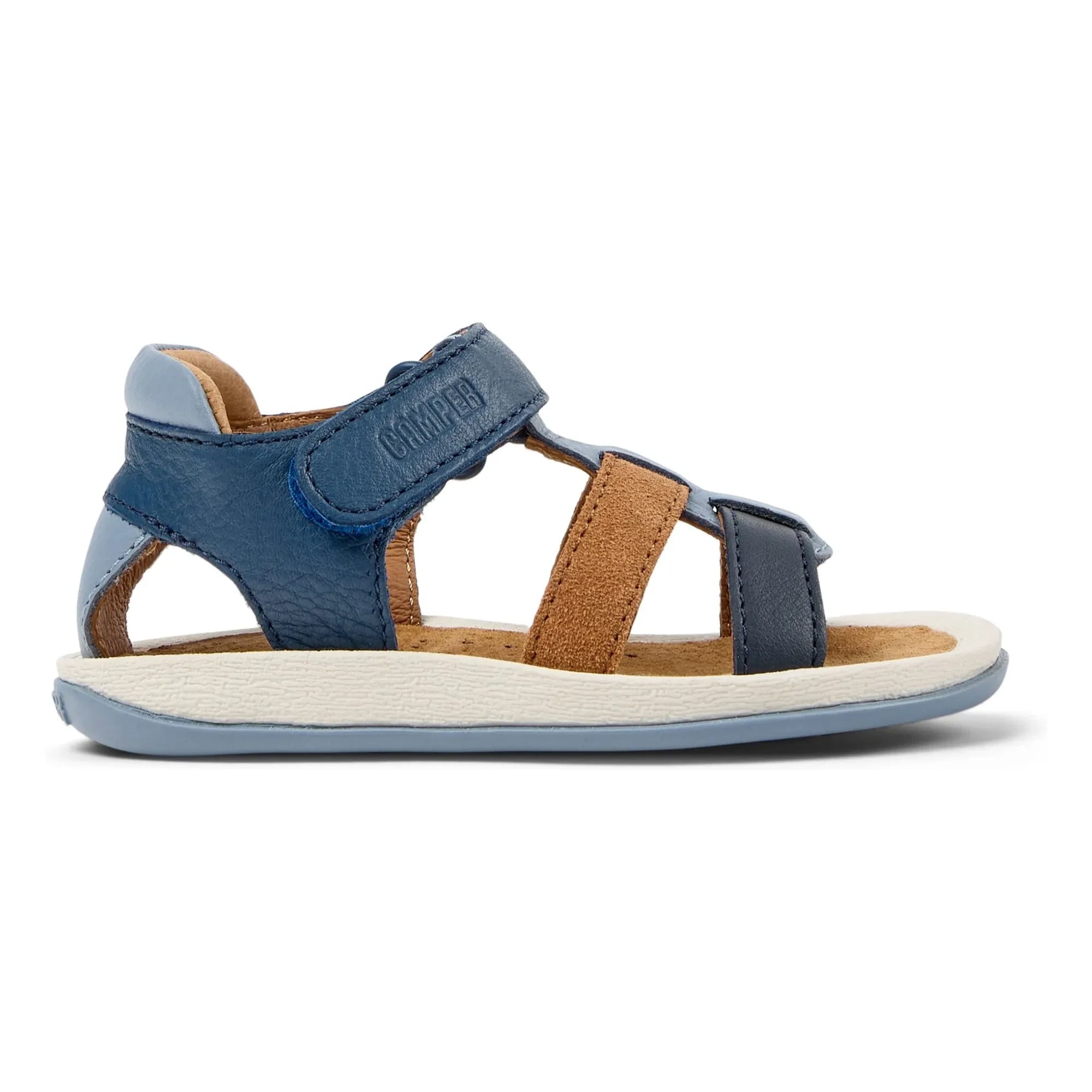 Camper - Bicho Color Block Baby Sandals | Blue