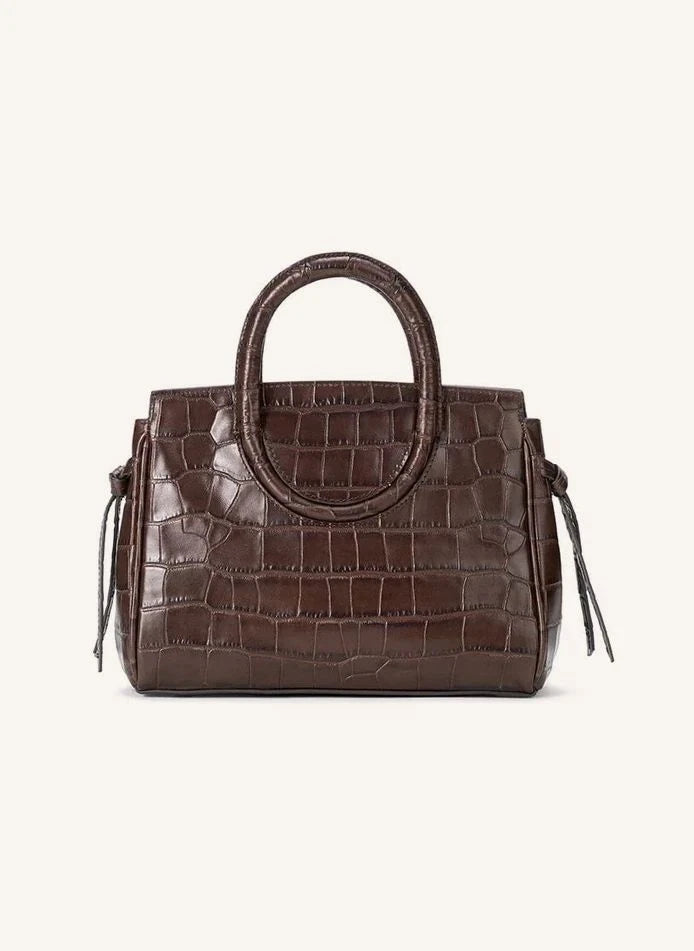 Staud - Maude Mini Carryall Bag | Dark Brown