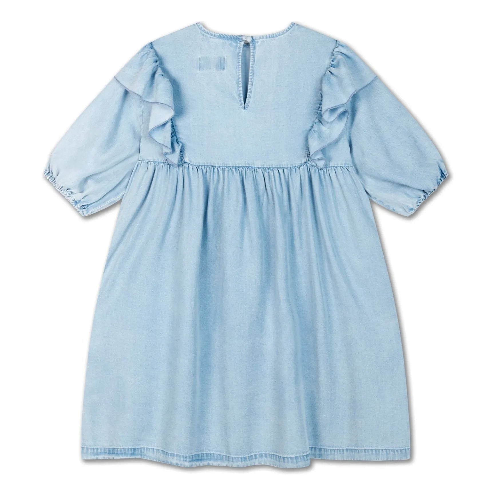 Repose AMS - Tencel Ruffled Dress | Light Blue