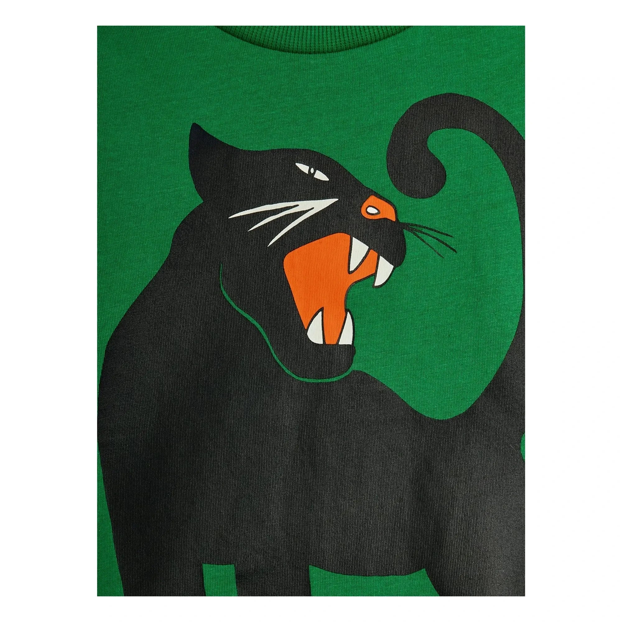 Mini Rodini - Panther Organic Cotton T-Shirt | Green