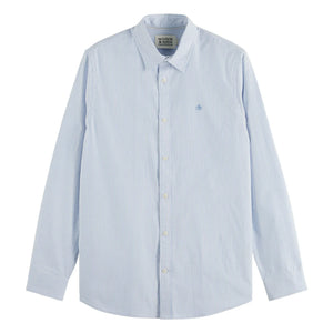Scotch & Soda - Oxford çizgili gömlek | Mavi