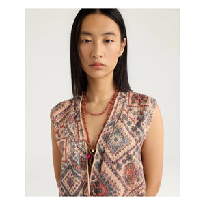 Momoni - Cerro Sleeveless Puffer Vest | Pink
