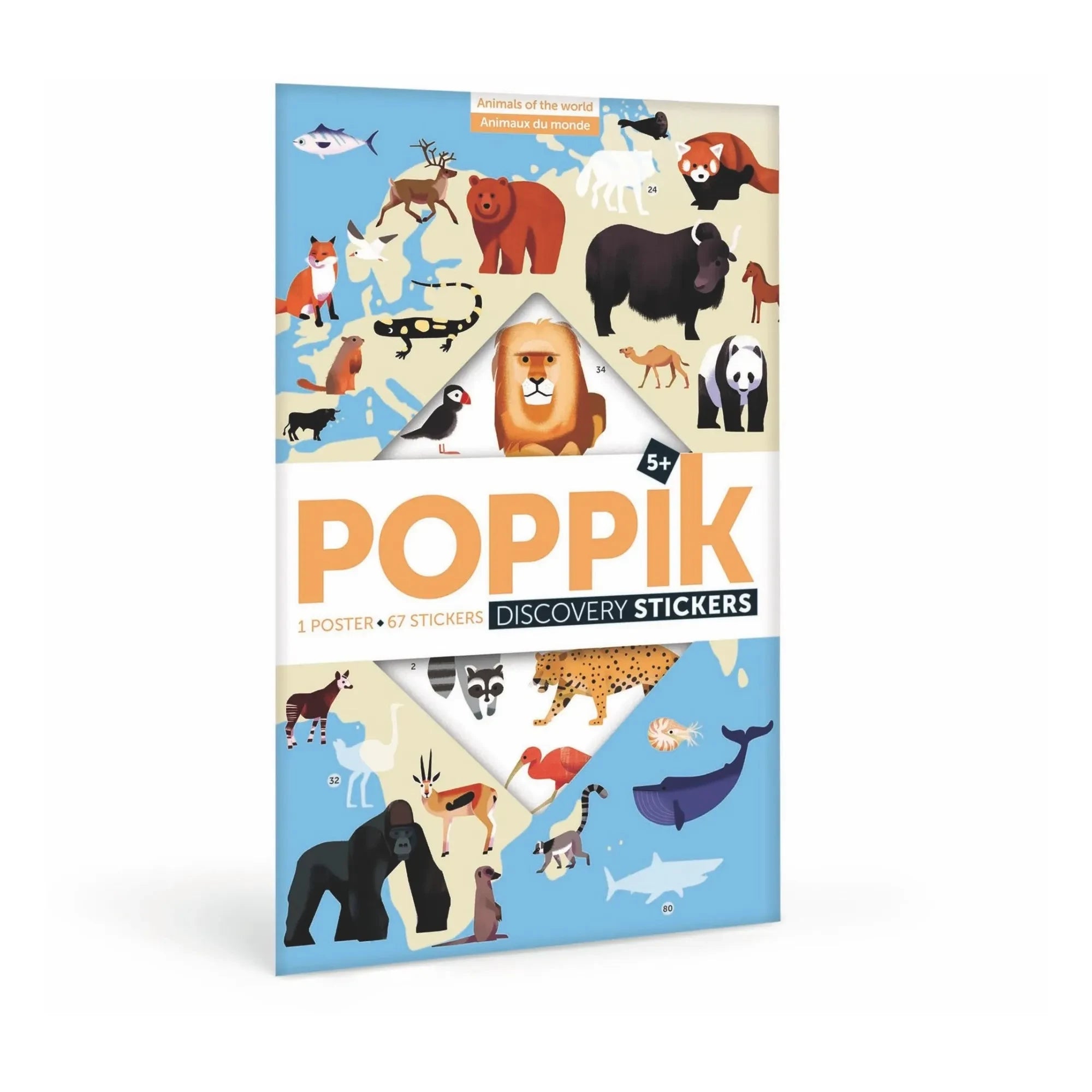 Poppik - Hayvanlar Posteri + Çıkartmalar