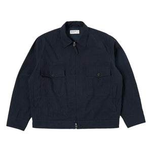 Universal Works - E130 Ospina Recycled Cotton Jacket | Navy Blue